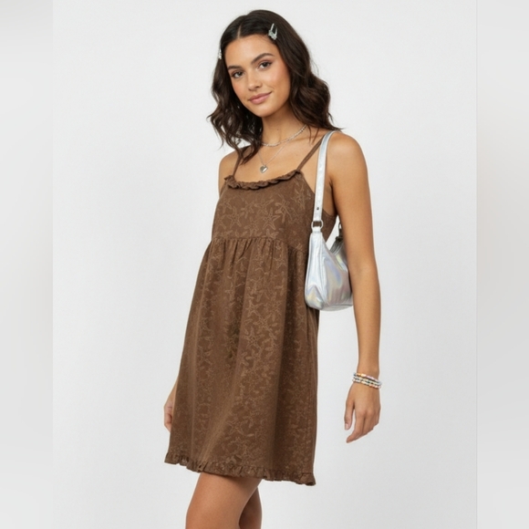 Vineyard Vines Dresses & Skirts - Vineyard Vines Dress Y2K Brown Starfish Beach Resort Preppy Linen Blend 10